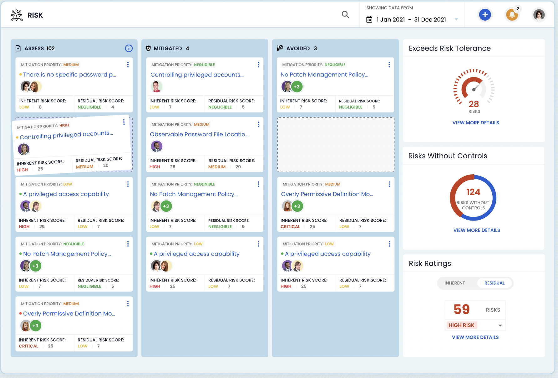 Risk Management-vcomply tool