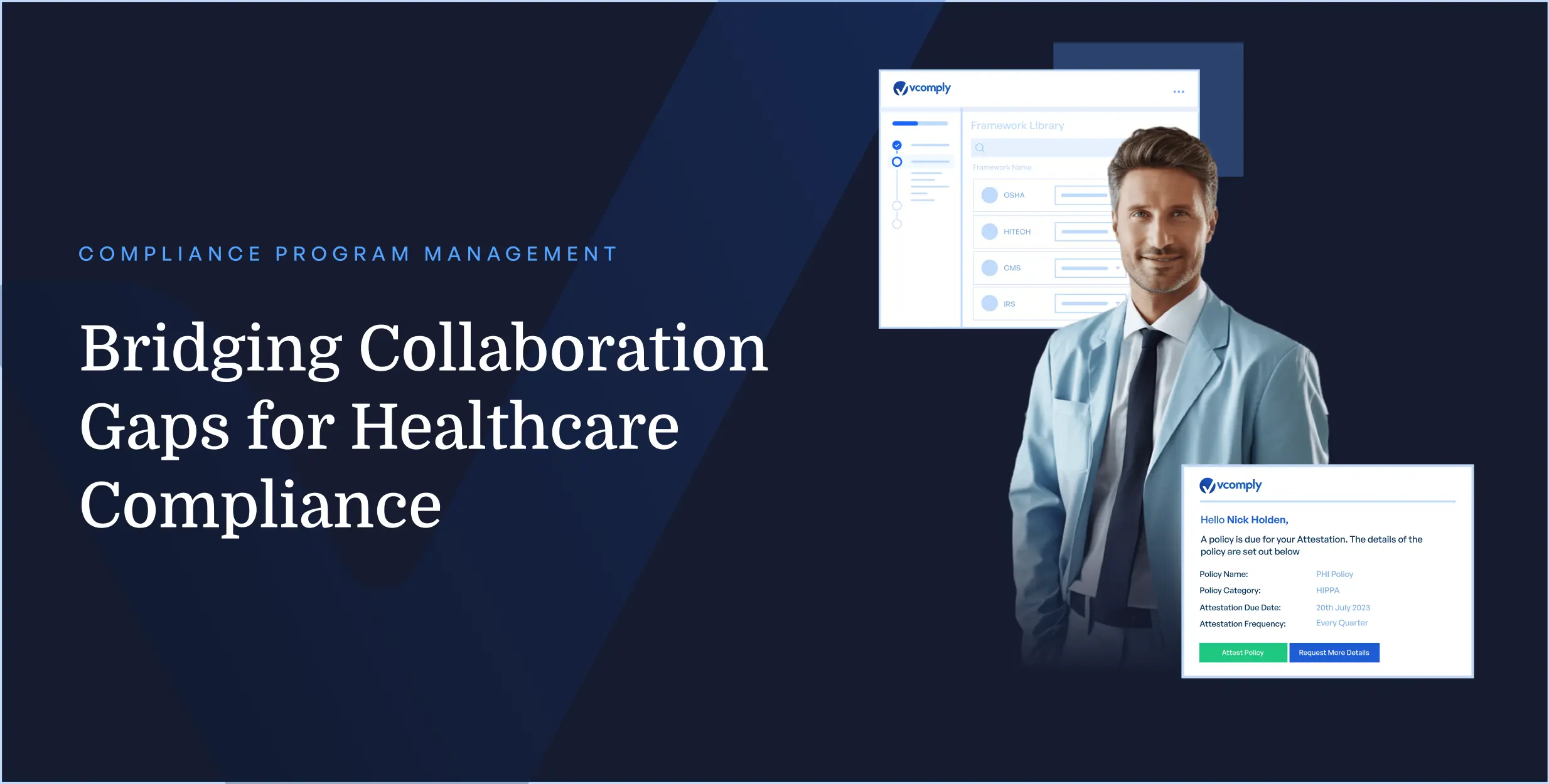 Bridging Collaboration Gaps for Healthcare Compliance