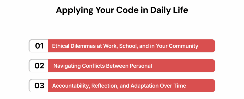 Applying Your Code in Daily Life
