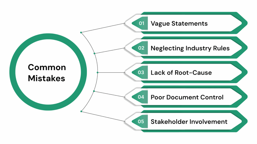 Common Mistakes to Avoid in Quality Policies