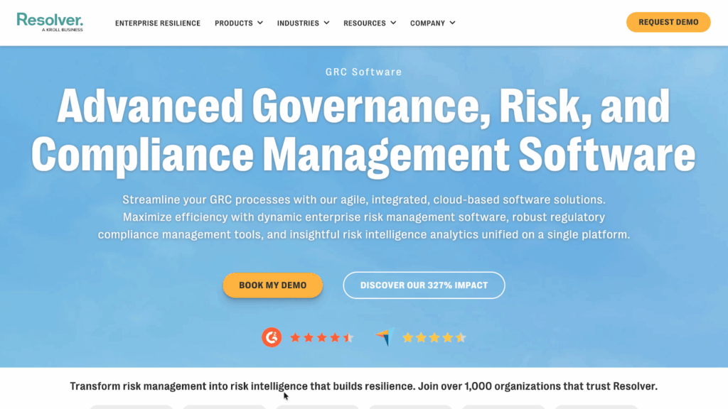 Resolver GRC Software