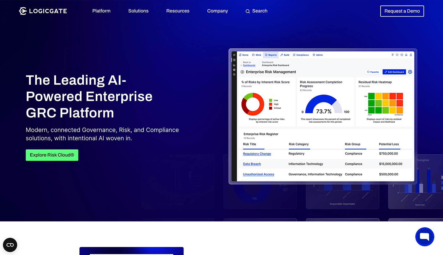 LogicGate Risk Cloud
