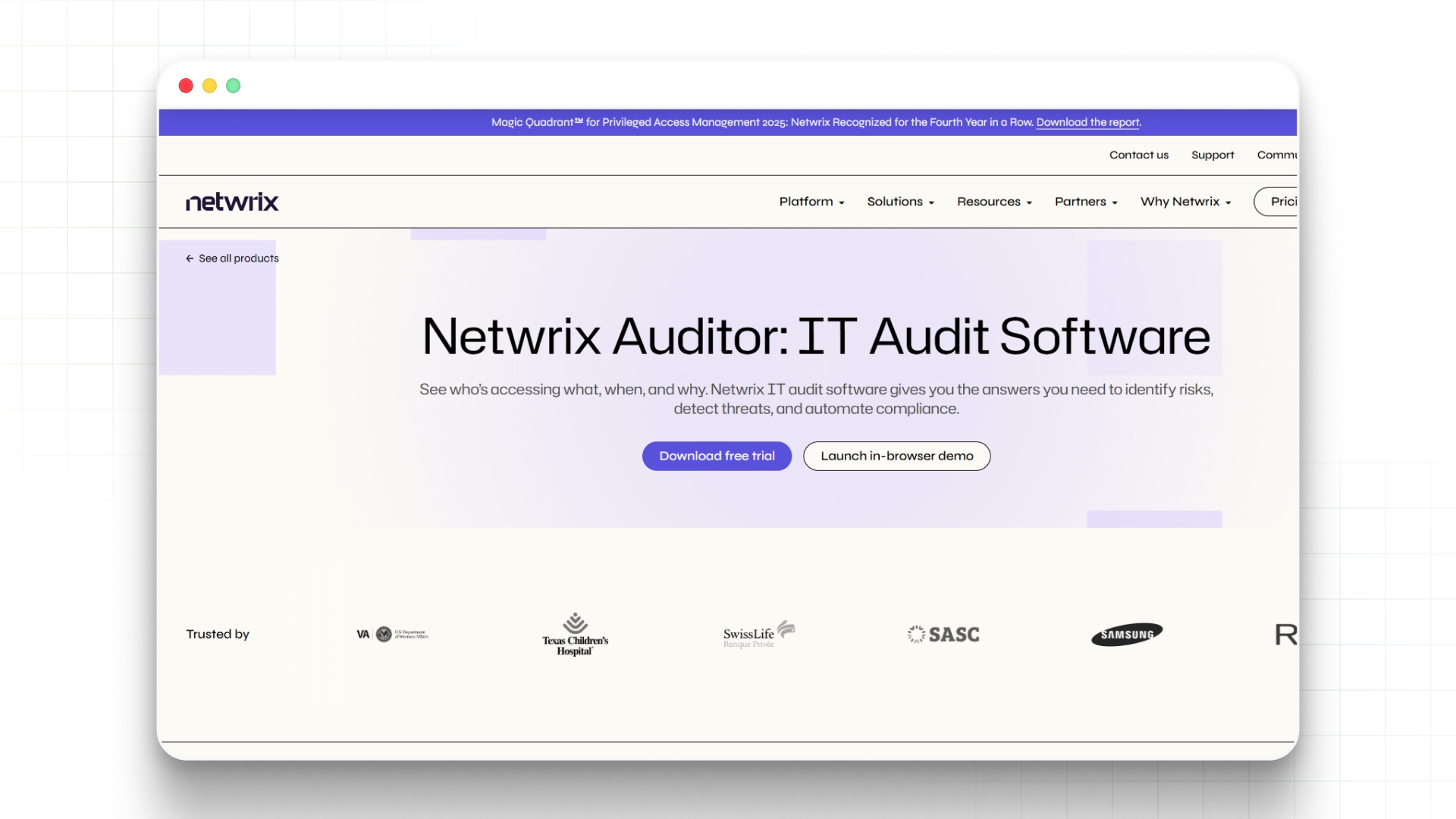 Netwrix Auditor