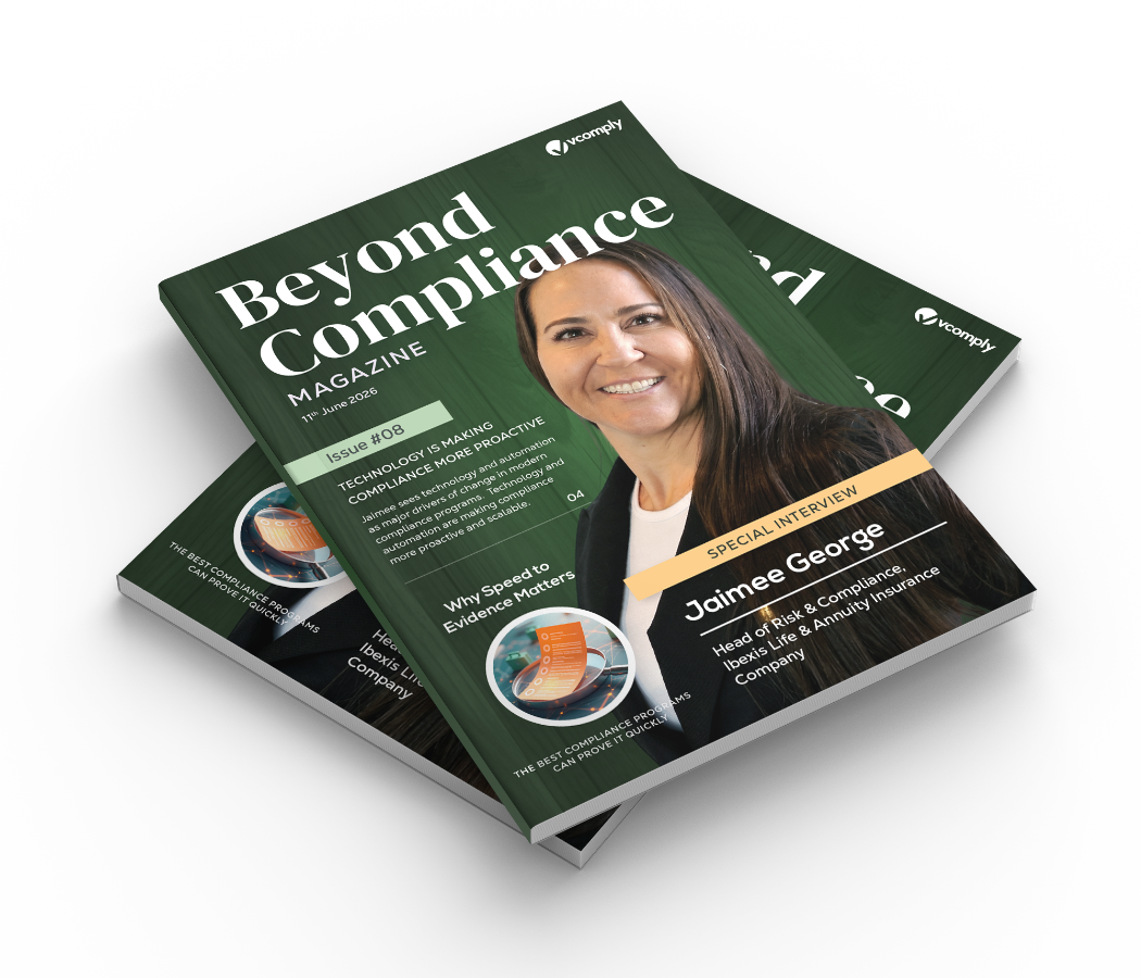 Beyond Compliance Digital Magazine Q2 2026 cover – AI governance and modern compliance